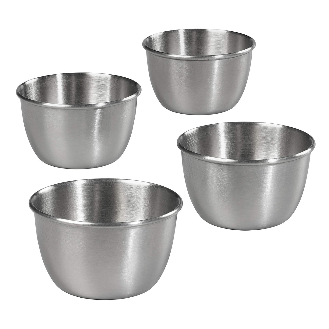 Tala Edelstahl-Puddingformen, Masse: 8 cm x 5 cm, ideal für Sommerpuddings, Dariole-Formen und Bisku