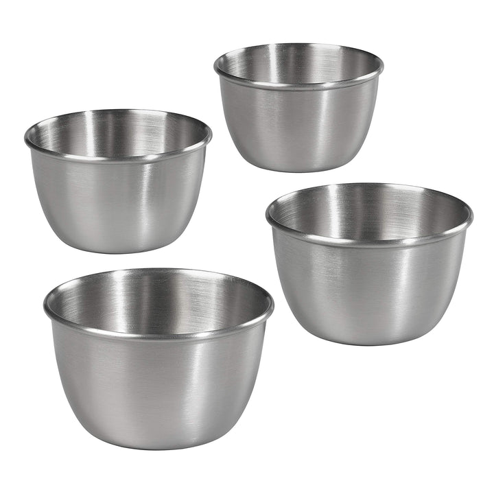 Tala Edelstahl-Puddingformen, Masse: 8 cm x 5 cm, ideal für Sommerpuddings, Dariole-Formen und Bisku