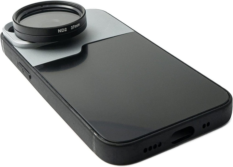 SYSTEM-S ND Filter Set 37 mm Neutraldichte mit Hülle und Tasche für iPhone 14 Plus