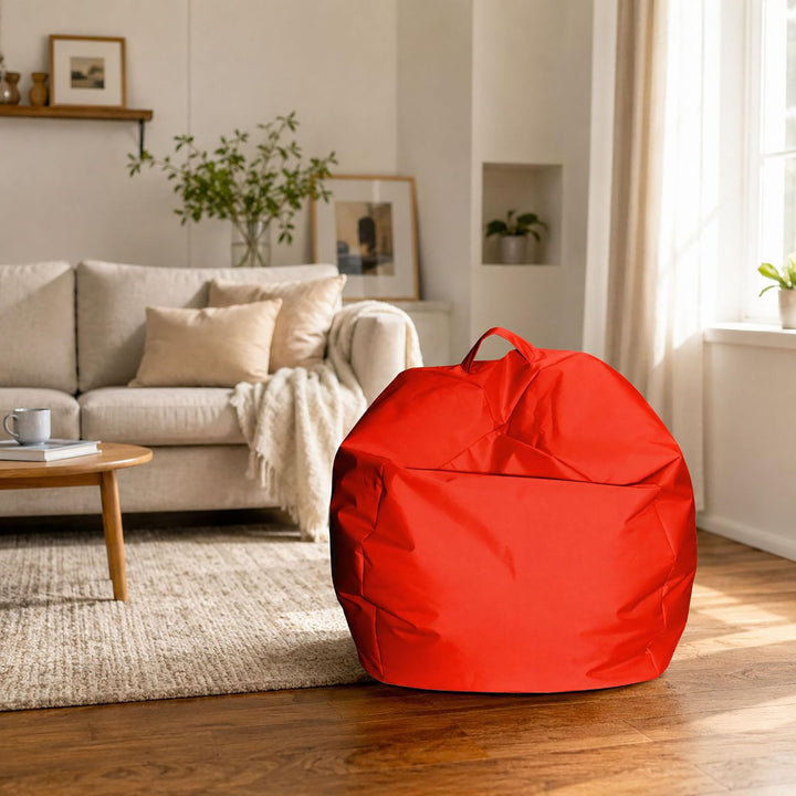 Dmora Eleganter Sitzsack, orange Farbe, Masse 65 x 50 x 65 cm, Arancione