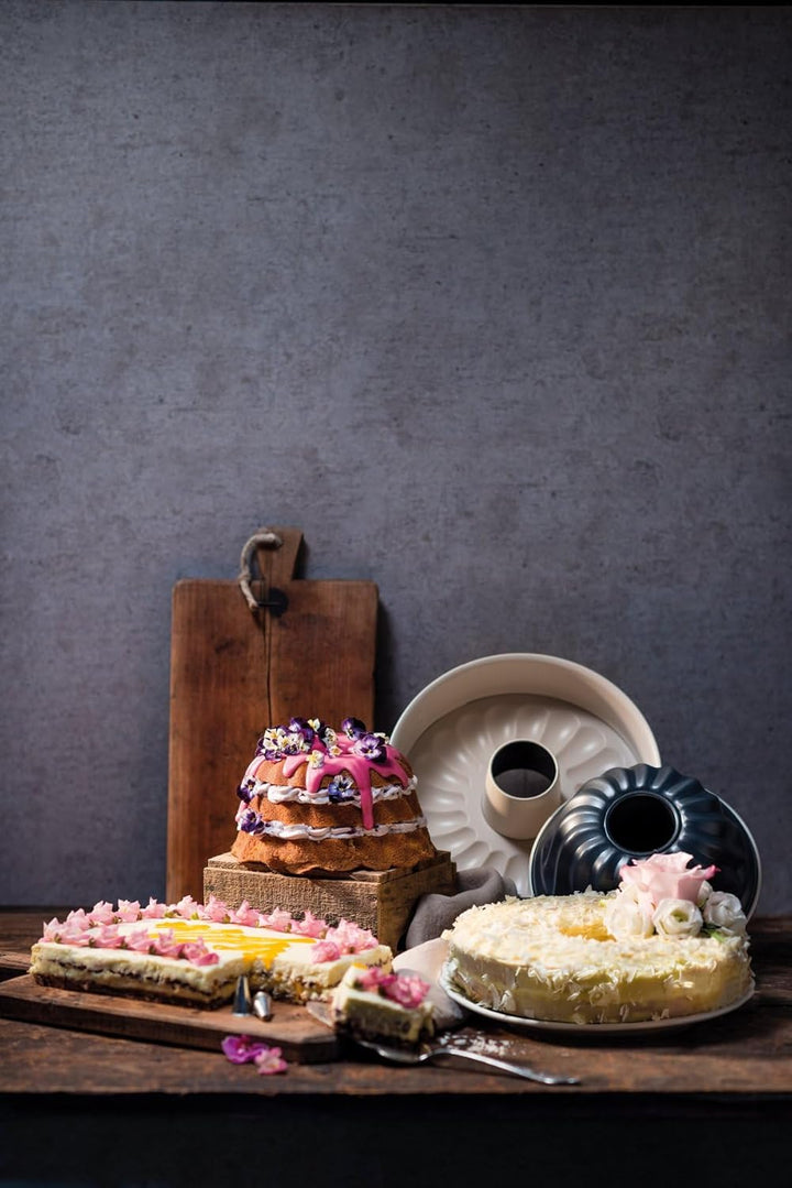 Dr. Oetker Rechteck-Springform mit Auslaufschutzboden 28 cm Back-Trend – Backform mit keramisch vers