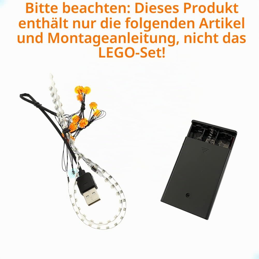 GEAMENT LED Licht-Set Kompatibel mit Lego Supersternzerstörer Executor (Executor Super Star Destroye