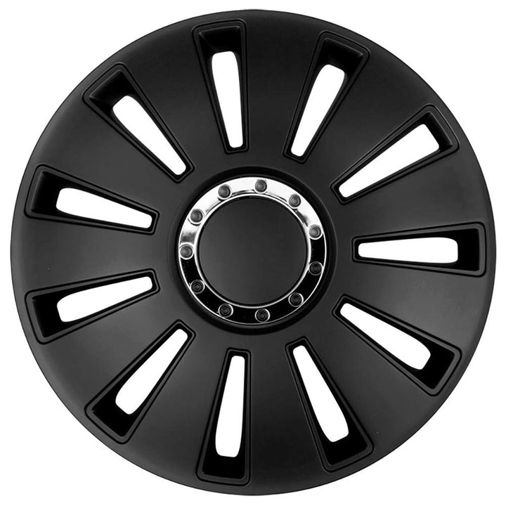 AUTO-STYLE Satz Radzierblenden Silverstone Pro 17-Zoll Schwarz 17-inch Schwarz, 17-inch Schwarz