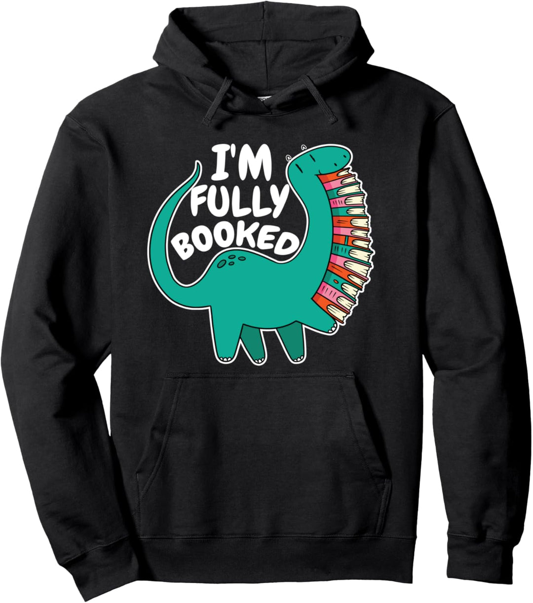Ich bin ausgebucht Bücherwurm-Lesen Pullover Hoodie