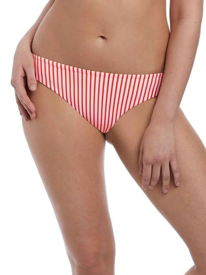 Freya Totally Stripe Bikinihose XL Flame, XL Flame