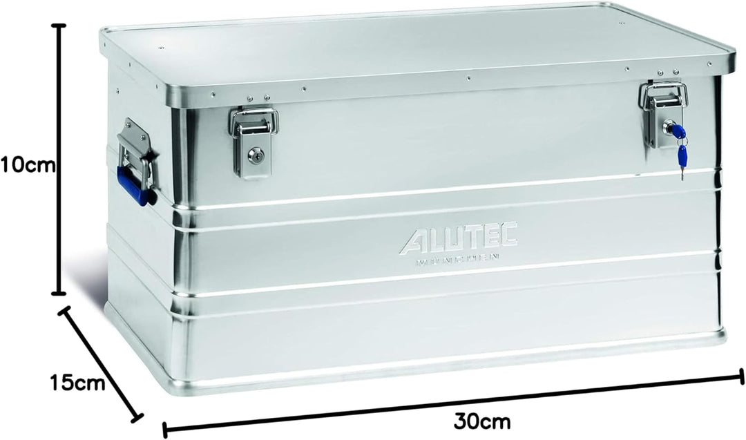 ALUTEC MÜNCHEN Aluminiumbox Classic 93 (Inhalt 93 ltr., Innenmasse (LxBxH) 750 X 350 X 355 mm/Aussen