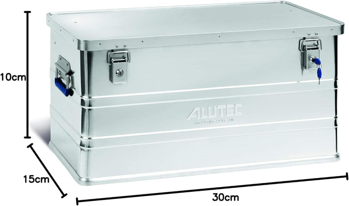 ALUTEC MÜNCHEN Aluminiumbox Classic 93 (Inhalt 93 ltr., Innenmasse (LxBxH) 750 X 350 X 355 mm/Aussen
