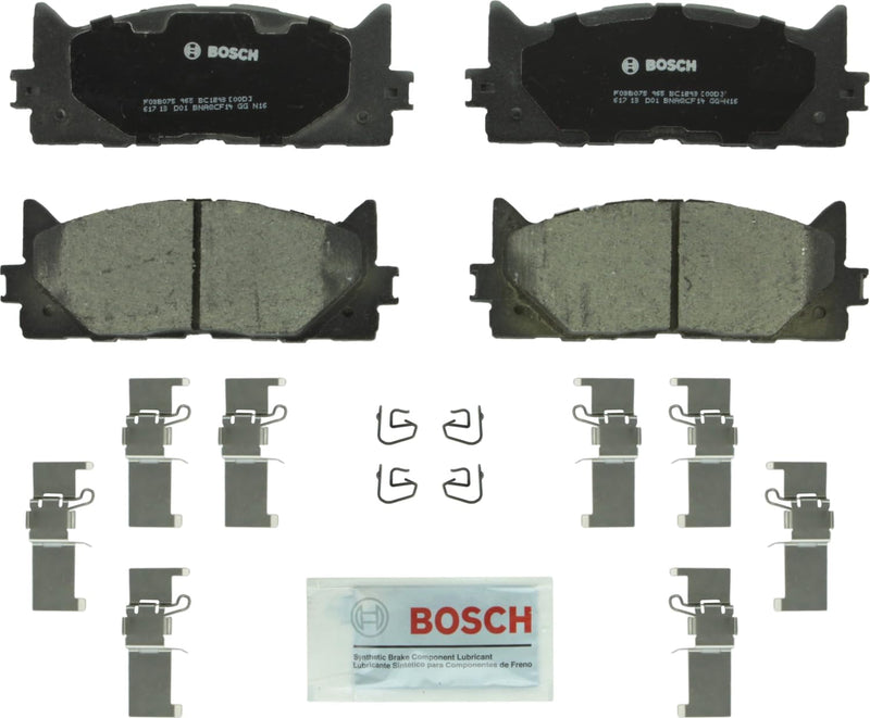 BOSCH BC1293 QuietCast Premium Keramik-Scheibenbremsbelagsatz, kompatibel mit Select Lexus ES300h, E