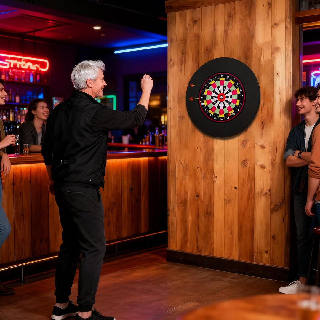 45 cm Dart Catchring Surround, Dartscheibe Schutzring, Dartboard Wandschutz,Zentimeter Geräuschreduz