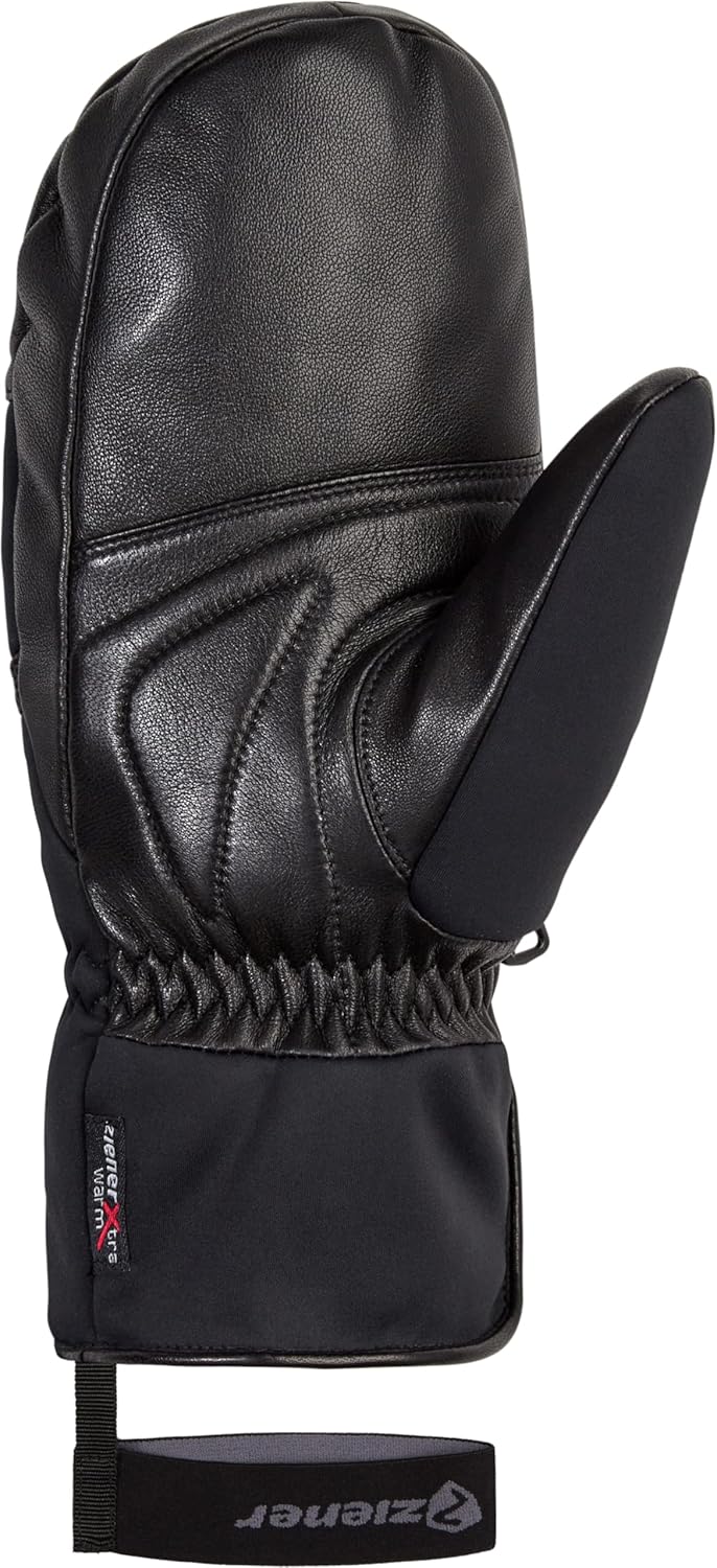 Ziener Herren Garcelo Ski-Fäustling/Wintersport | Primaloft, Soft-Shell 8.5 Schwarz, 8.5 Schwarz
