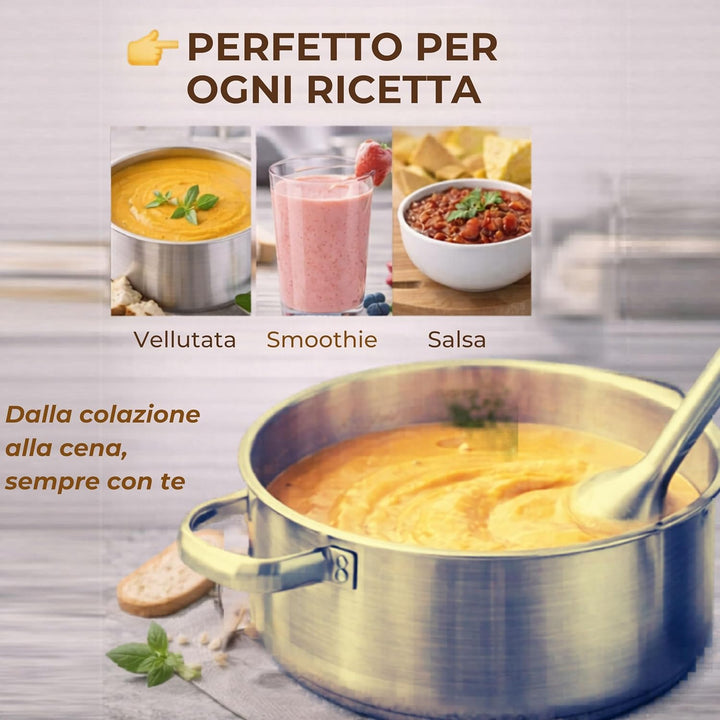 Frullatore Ad Immersione Multiuso - Handy 400 Full - 3 in 1 Digiquest