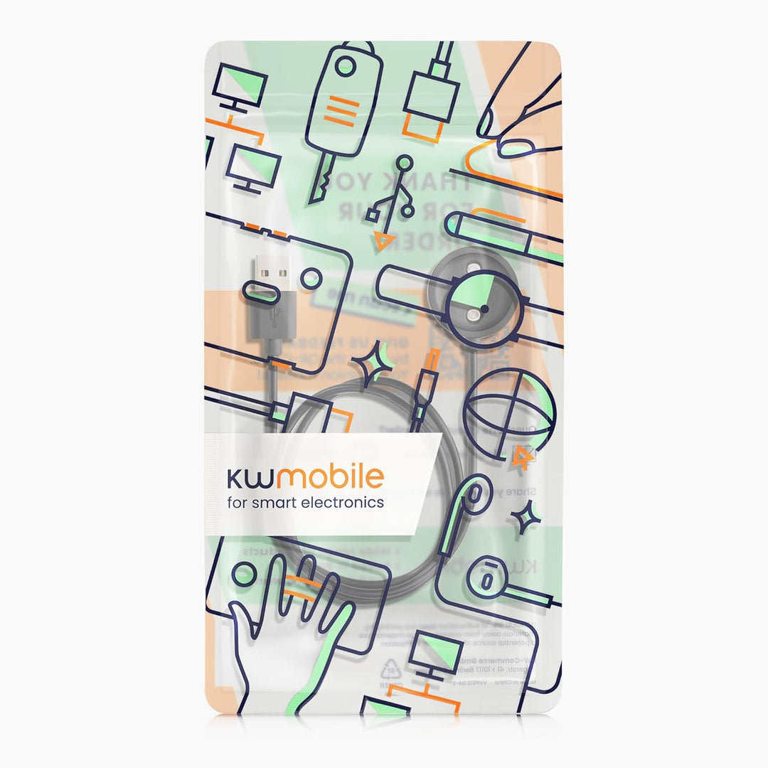 kwmobile USB Kabel Charger kompatibel mit Suunto 9 Peak Pro Ladekabel - Smart Watch Ersatzkabel - Fi