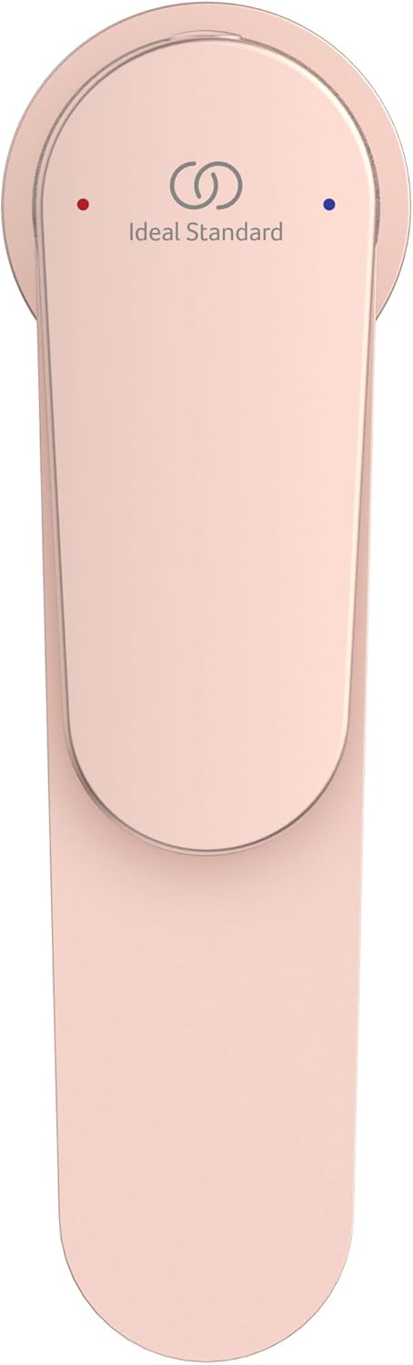 Ideal Standard BD131RO Cerafine O Waschtischarmatur H120 mit Push-Open-Ventil, Bad-Wasserhahn mit Au