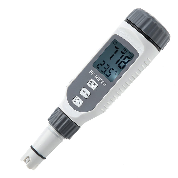 Digitaler pH-Meter für Aquarium, Präziser Wasserqualitätstester mit Temperaturkompensation, Professi