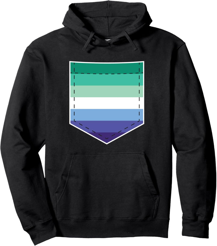 LGBTQ Gay Pride Flaggentasche - LGBTQIA+ Schwul Pullover Hoodie
