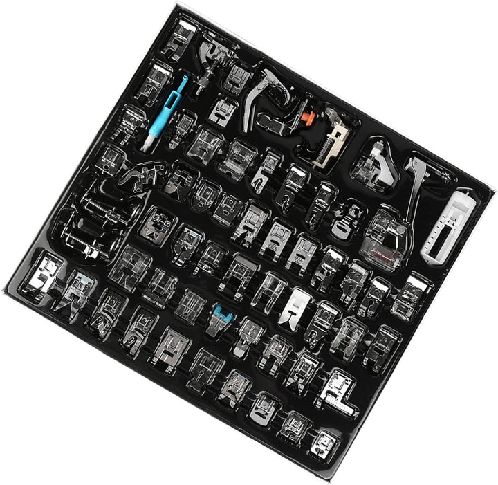 62pcs Multifunktionsnähmaschine Teile Nähfüsse Kit