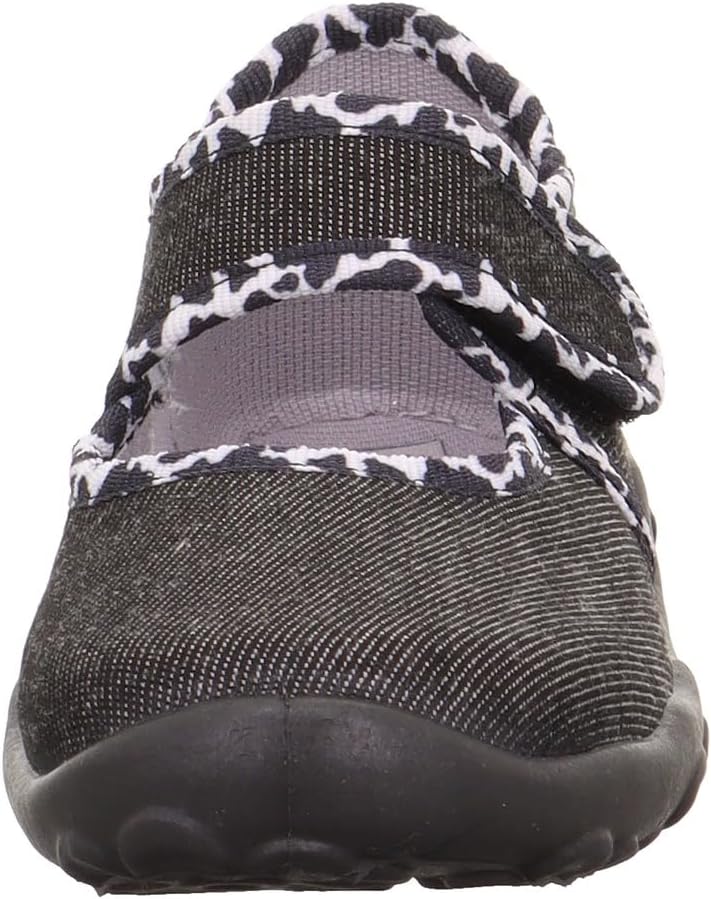 Superfit Mädchen Bonny Hausschuh 23 EU Schwarz 0000, 23 EU Schwarz 0000