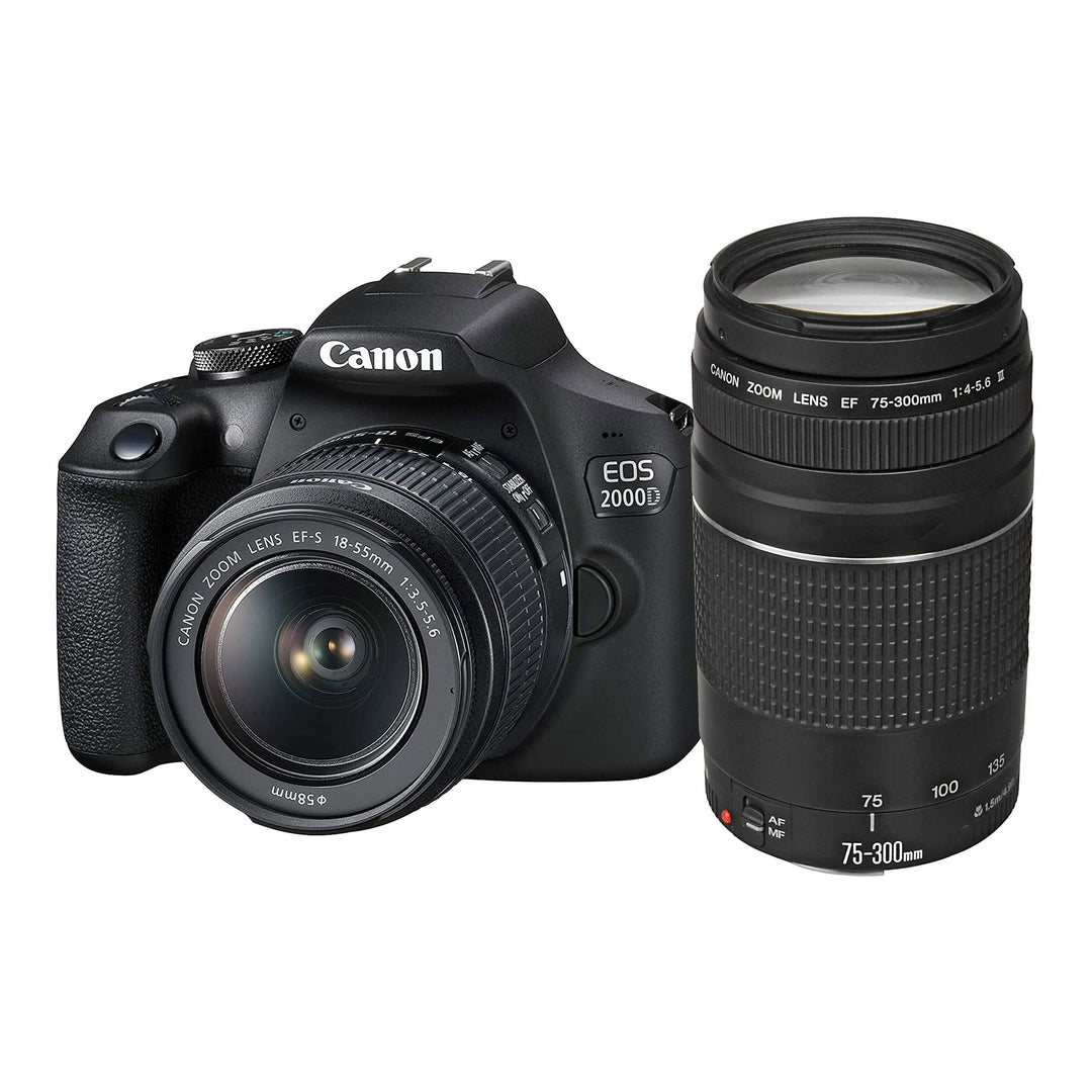 Canon EOS 2000D Spiegelreflexkamera (24,1 MP, DIGIC 4+, 7,5 (3,0 Zoll) LCD, Full-HD, WIFI, APS-C CMO