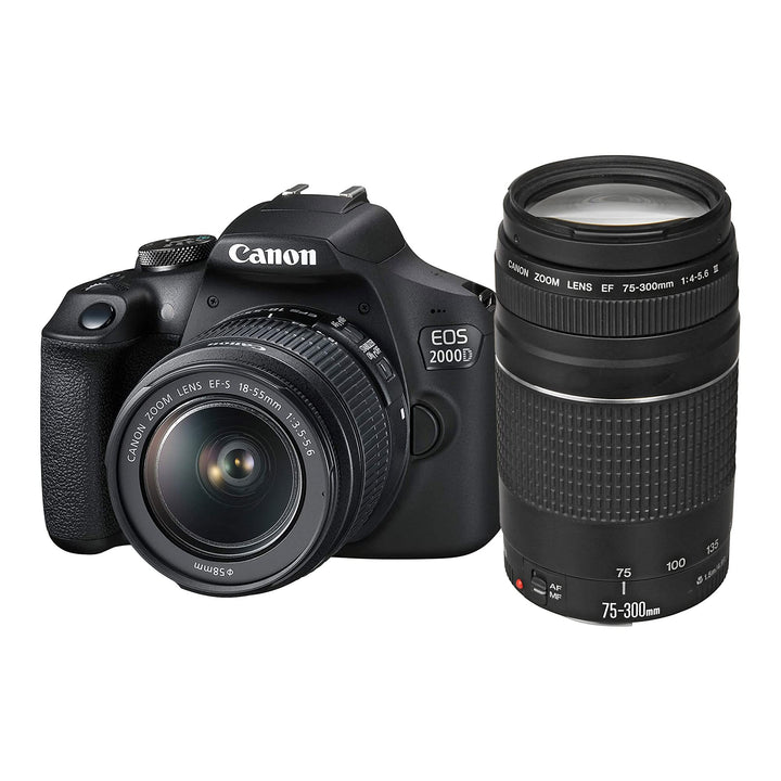 Canon EOS 2000D Spiegelreflexkamera (24,1 MP, DIGIC 4+, 7,5 (3,0 Zoll) LCD, Full-HD, WIFI, APS-C CMO