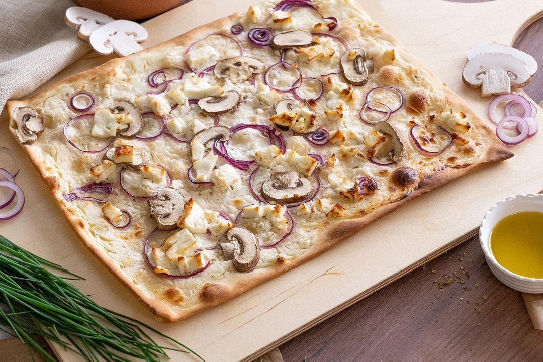 Die Schreiner - Christoph Siegel Eli 10er Set Flammkuchenbrett - Zwiebelkuchenbrett - Servierbrett f