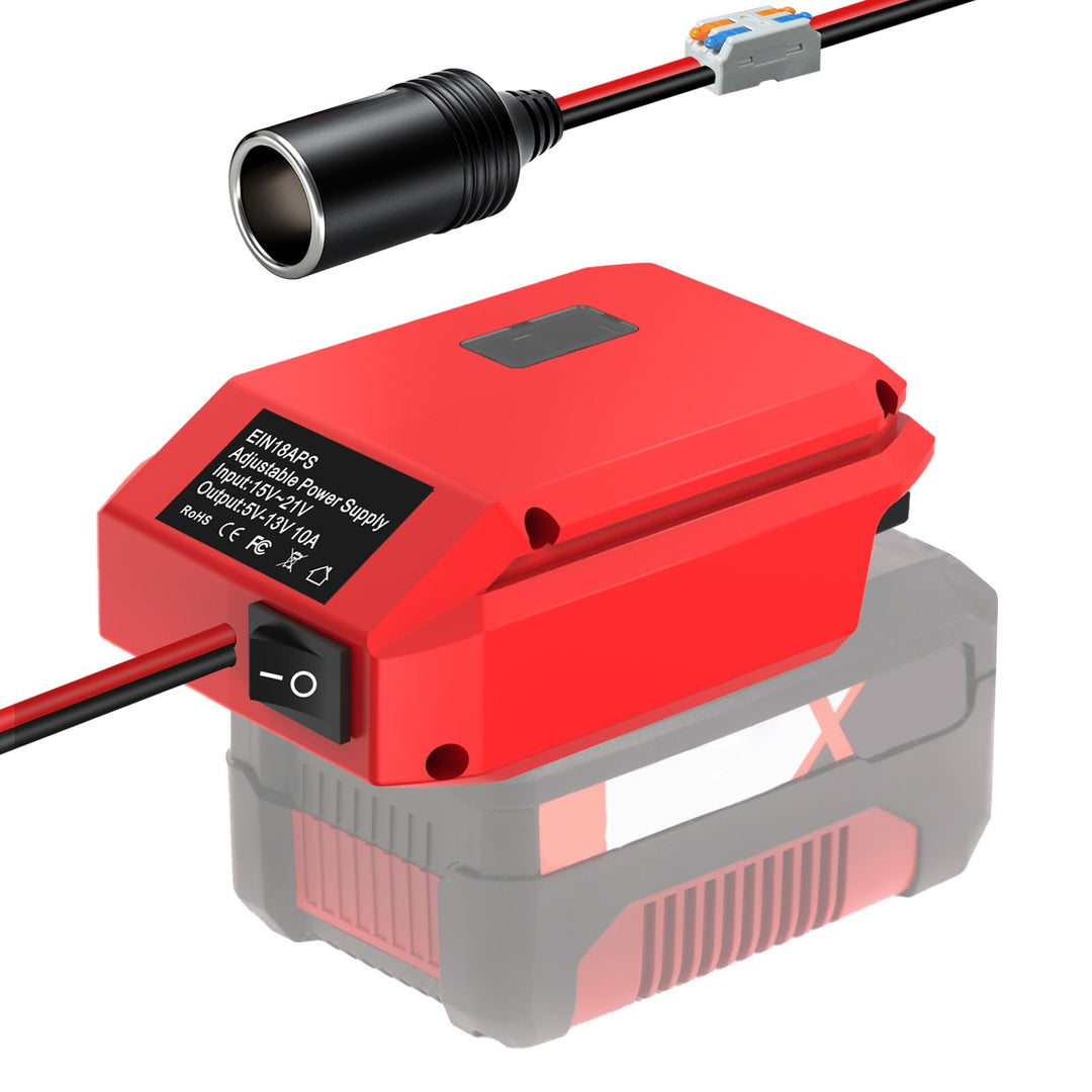 Adapter für Einhell 18V zu 12V Step Down Konverter,DIY Ladegerät Konverter