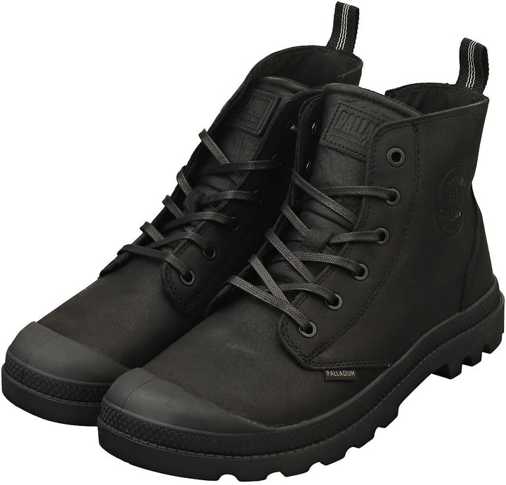 Palladium Unisex Pampa Zip Leather Sneaker Boots 44.5 EU Schwarz, 44.5 EU Schwarz