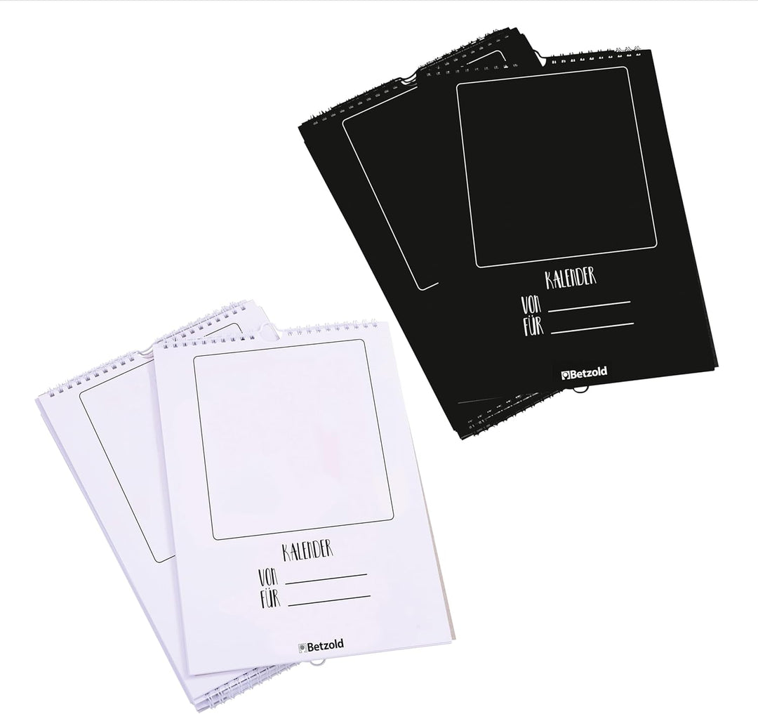 Betzold - Bastel-Kalender Kinder - Kreativ-Kalender Blanko-Wandkalender immerwährend Dauerkalender o