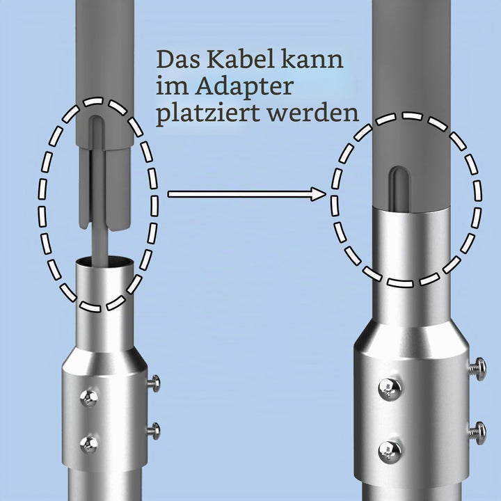 Starlink Rohradapter, entworfen für Starlink Second-Gen Dish, Mast Reducer Joint 2.0" Rohradapter, g