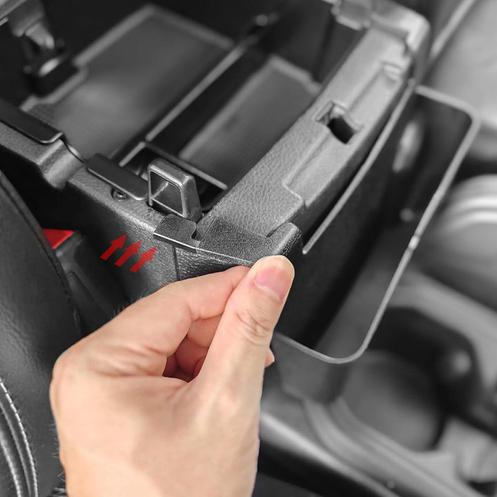 4xMittelkonsolen-Organizer, kompatibel mit 2018–2022 Jeep Wrangler JL JLU und Jeep Gladiator JT Zube