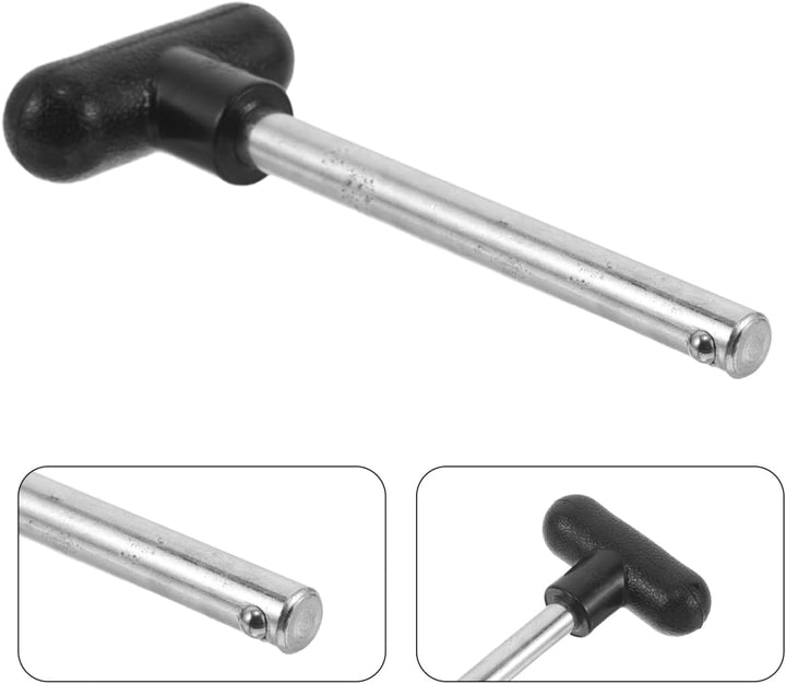 VICASKY Gewichtsstapelbolzen 10mm Stahl T Förmiger Bolzen für Fitnessgeräte Krafttrainingsmaschinen