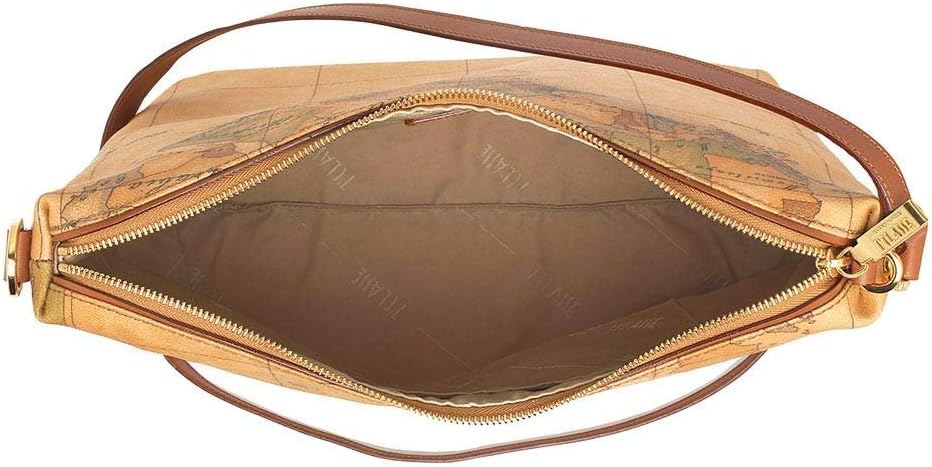 ALVIERO MARTINI Donna Borsa Media a Spalla Geo Classic Naturale Mod. D076 6000 Einheitsgrösse, Einhe