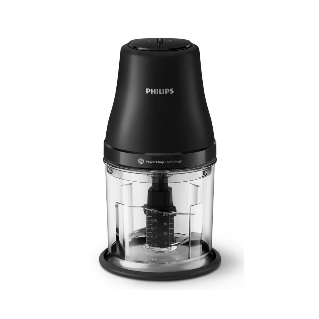 Philips HR1501/00 Food Chopper, PowerChop Technology, 450 W, 2 speed settings