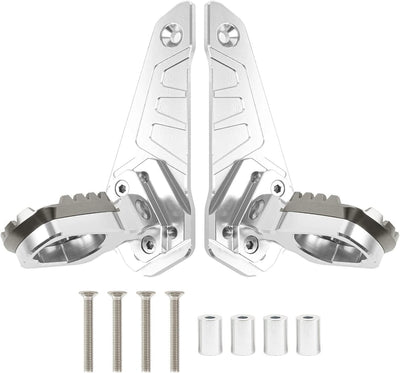 Fussrasten hinten klappbare Fussrasten, PSLER Fusspedal Beifahrer Hinten Sets Motorrad CNC Aluminium