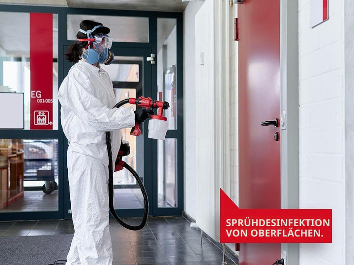 Einhell elektrisches Farbsprühsystem TC-SY 700 S (700 W, halbstationär, mittelgrosse bis grosse Arbe