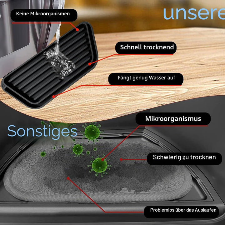 2 Stück Tropfschale Kühlschrank, Abtropfschale Kühlschrank Reinigen Silikon Tropfschale Abtropfschal