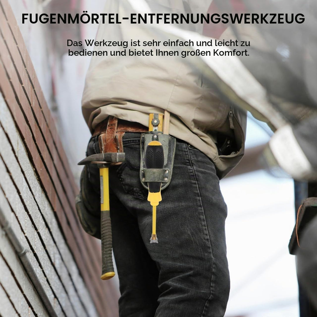 SAFIGLE Fugenentferner Werkzeug 6.89In MöRtelkratzer FliesenmöRtelentferner Robuster Fugenreiniger M