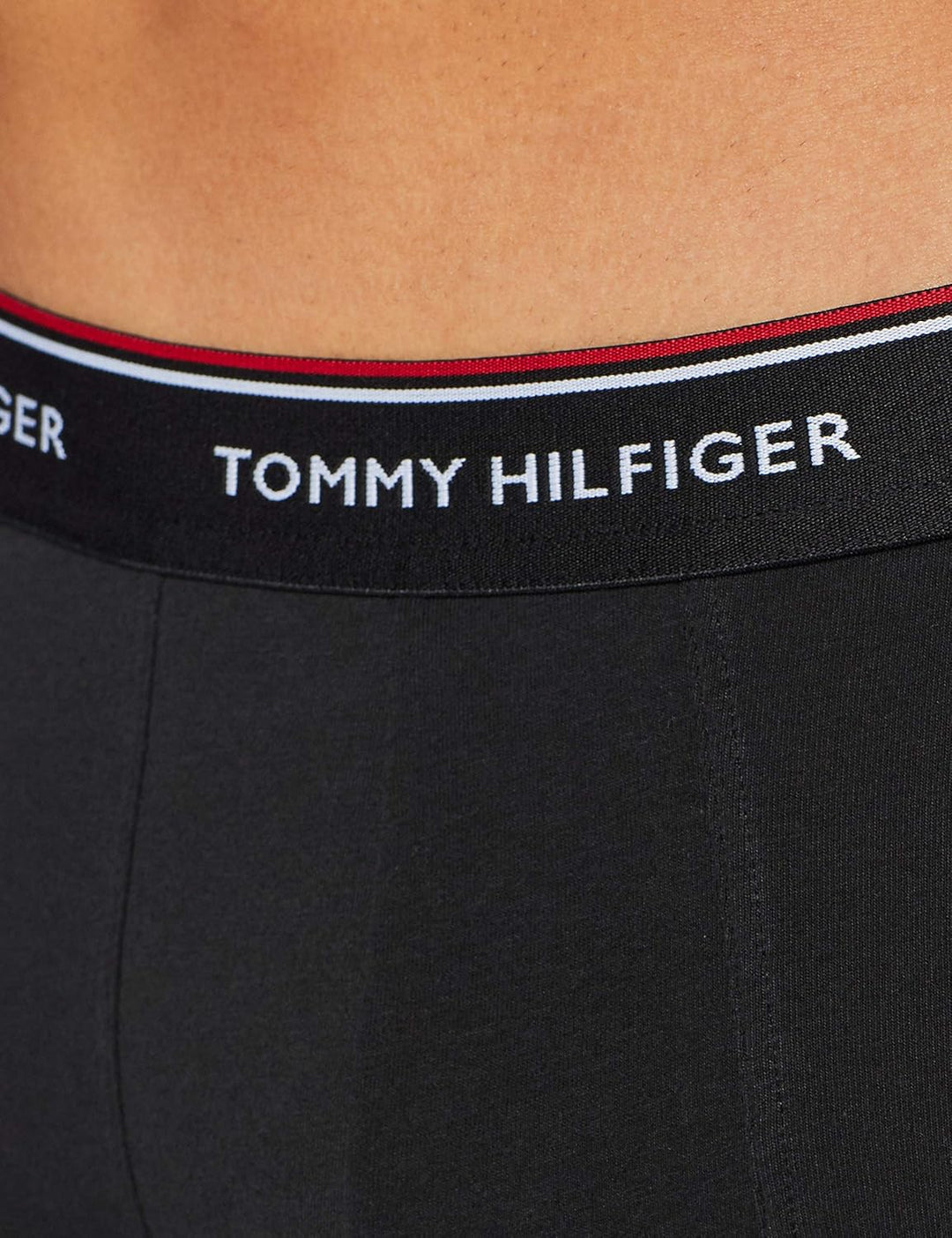 Tommy Hilfiger Herren 3er Pack Boxershorts Low Rise Trunks Baumwolle S Schwarz (Black), S Schwarz (B