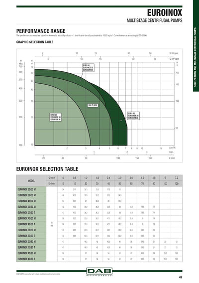 DAB EuroInox 40/80 M Gartenpumpe