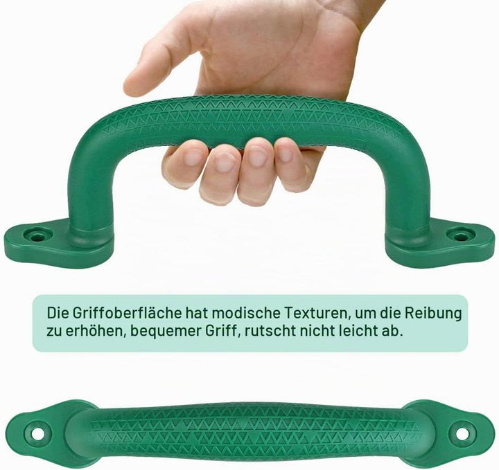 Dolibest Klettergriffe, 18cm Klettergerüst Haltegriffe Kinder rutschfeste Solide Handgriffe für Spie
