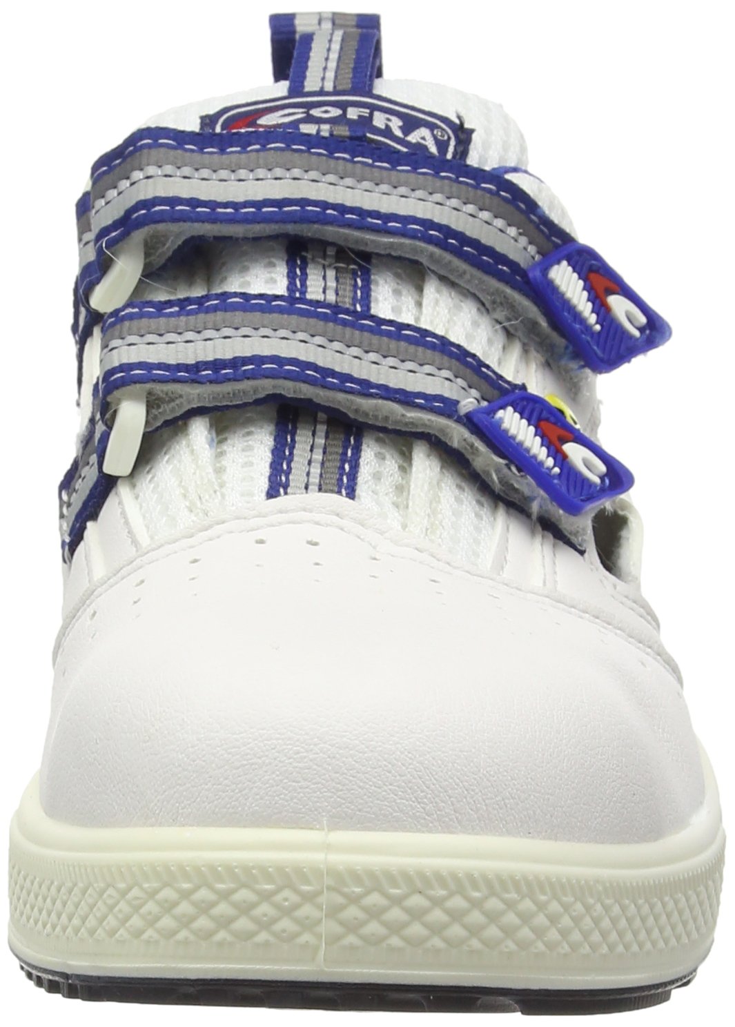 Cofra 35120-002.W36 FADE S1 P ESD SRC Sicherheitssandalen, Weiss/Hellblau, Grösse 36, 36