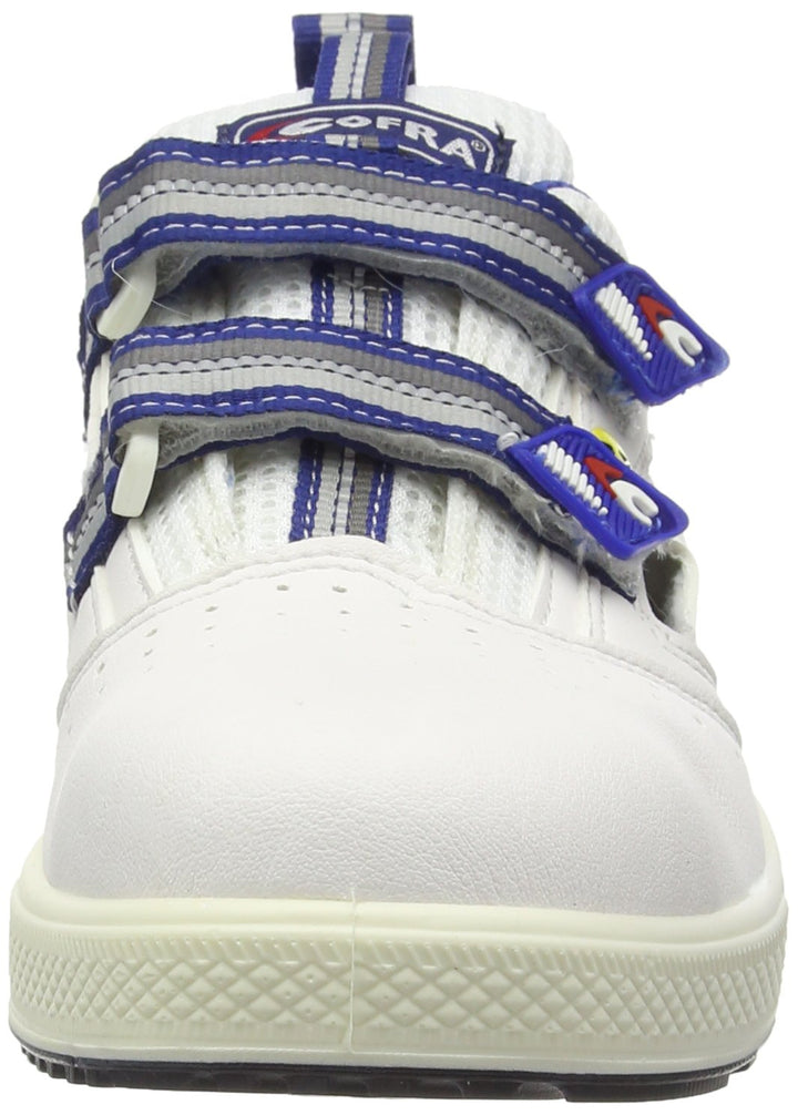 Cofra 35120-002.W36 FADE S1 P ESD SRC Sicherheitssandalen, Weiss/Hellblau, Grösse 36, 36
