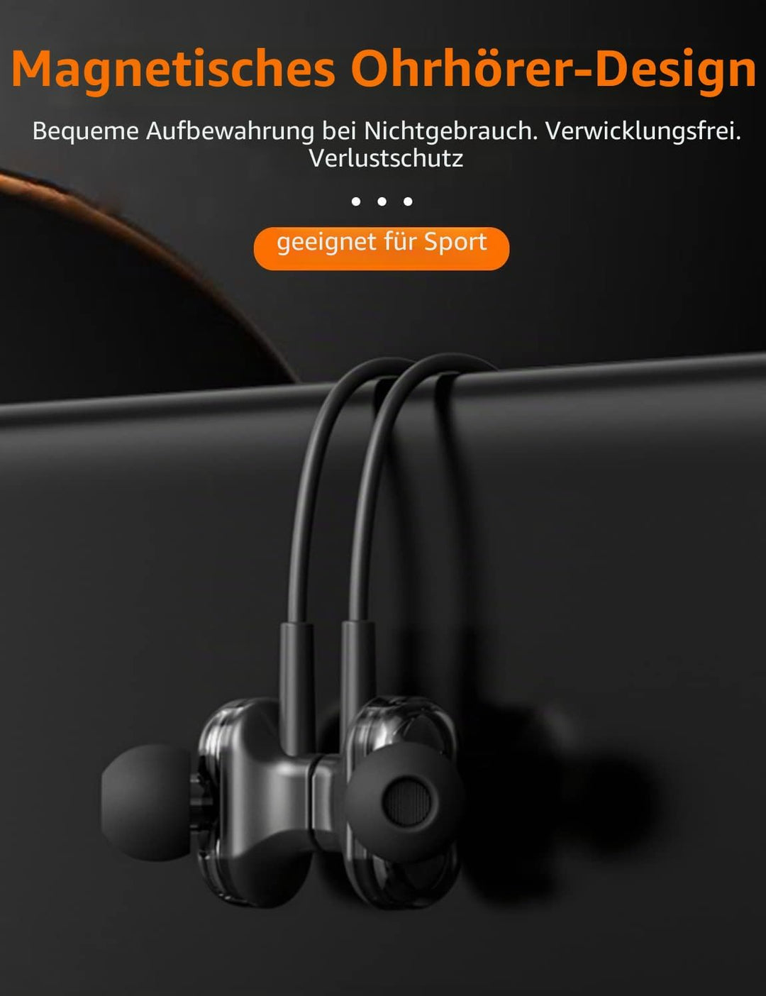 MAS CARNEY BI2 Bluetooth Kopfhörer In Ear (1 Kopfhörer), 1 Kopfh&amp;