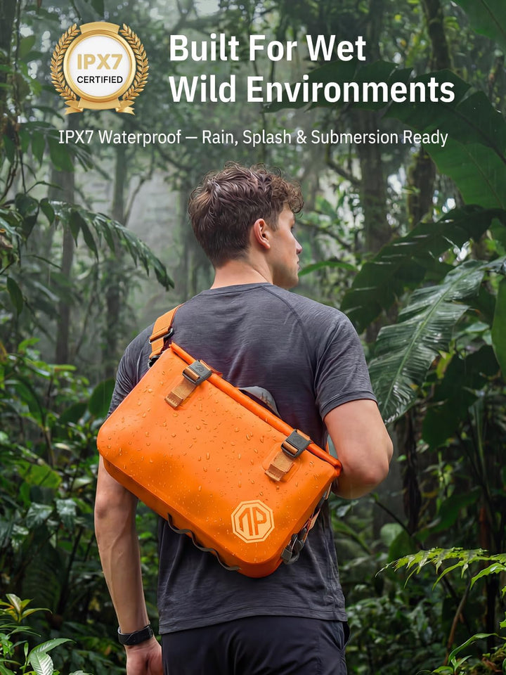 niphean IPX7 wasserdichte Tasche mit Magnetischem Einhandverschluss, Robuste Wasserdichter Beutel fü