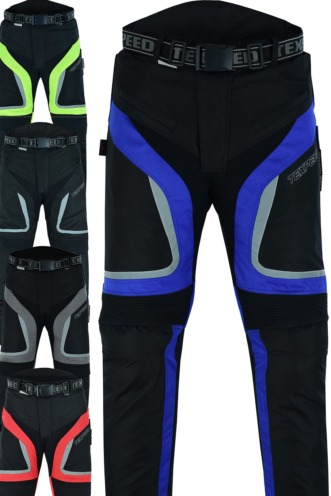 Texpeed Motorradhose Mit Protektoren Herren - Textil Wasserdicht Motorroller Motorrad Bikerin Mit Sc