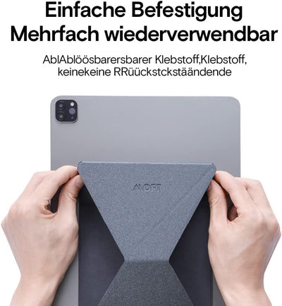 MOFT Unsichtbarer schlanker Tablet Ständer, verstellbares und faltbares Design, kompatibel mit Table