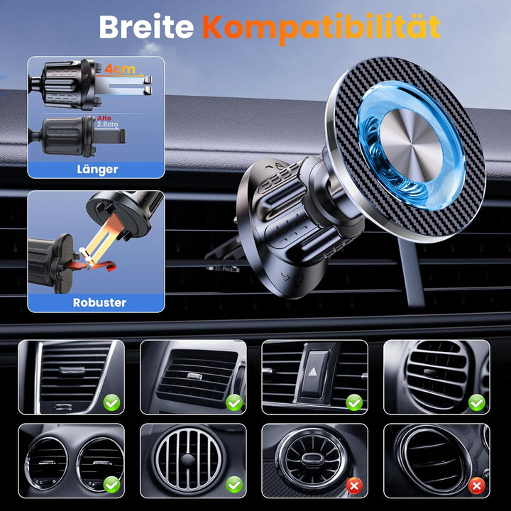 Handyhalterung Auto Saugnapf Für MagSafe Autohalterung Magnetische Handy Halterung Auto [2026 Upgrad