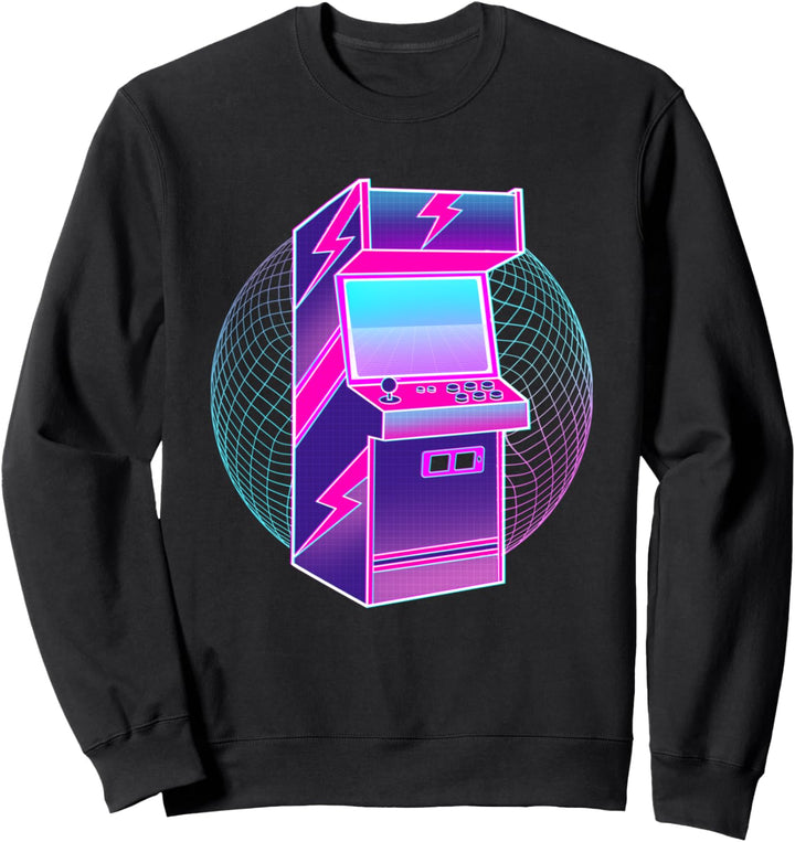 Retro Video Game Japanese Otaku Aesthetic Vaporwave Art Sweatshirt