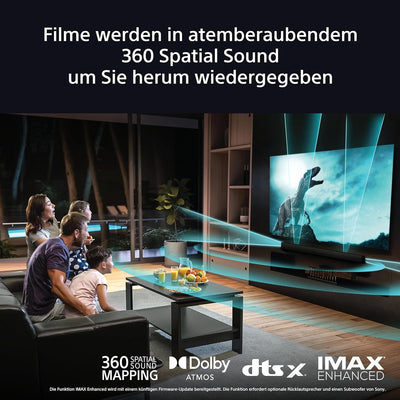 Sony BRAVIA Theatre Bar 8 Dolby Atmos Soundbar für Fernseher, 11 Lautsprecher, WiFi, Bluetooth, 360