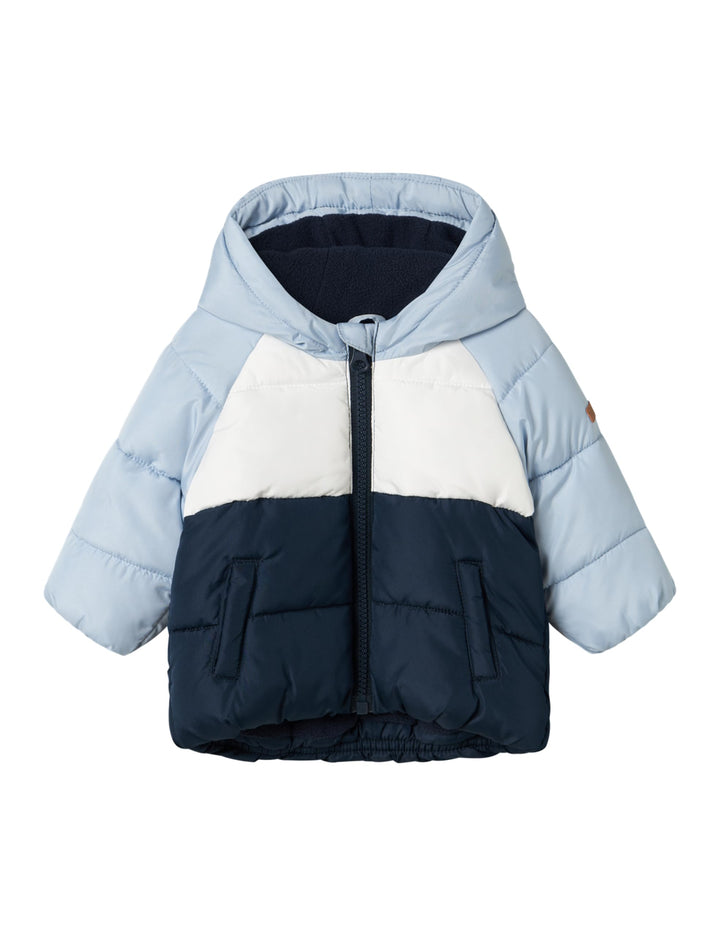 NAME IT Unisex Baby Nbnmaple Jacket Block Jacke 74 Subdued Blue, 74 Subdued Blue
