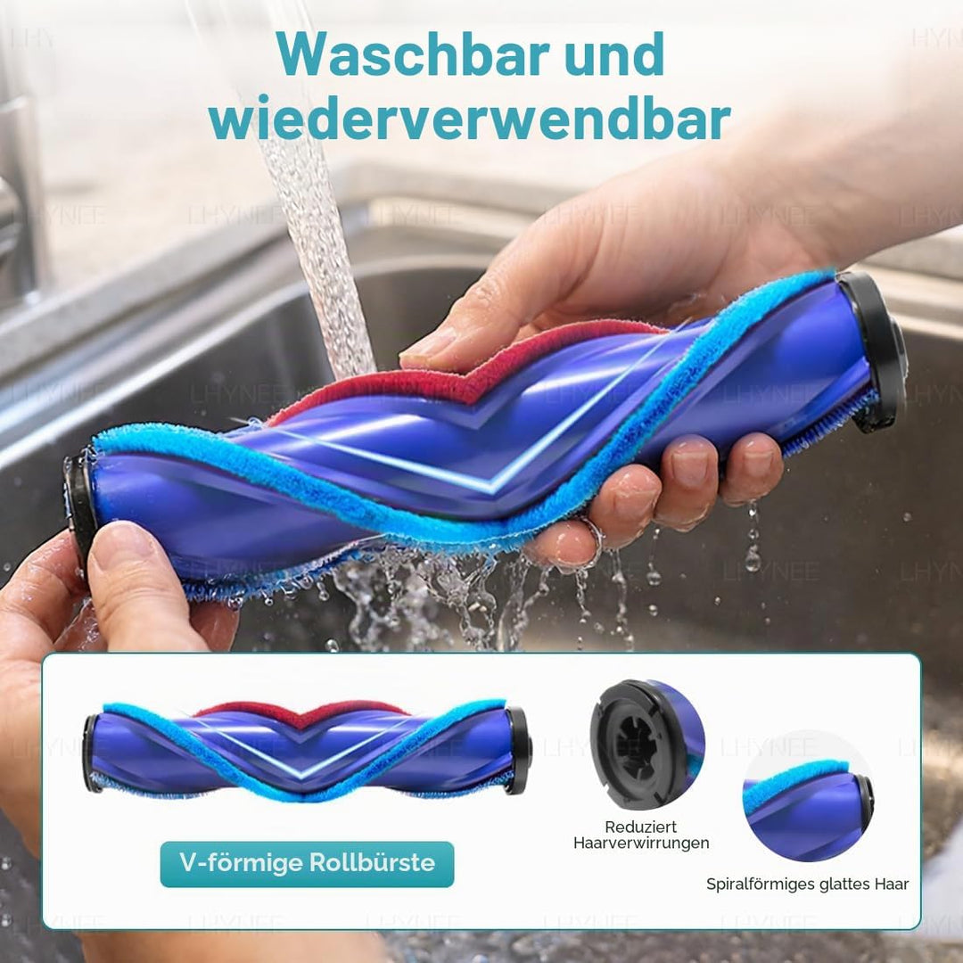Bürstenkopf mit LED-Beleuchtung für Staubdetektionsfunktion,Kompatibel für Dyson Gen5 Detect Staubsa